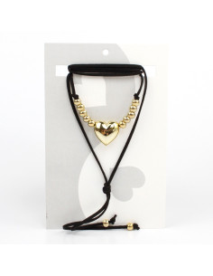 Collar de Gamuza New Gold Love
