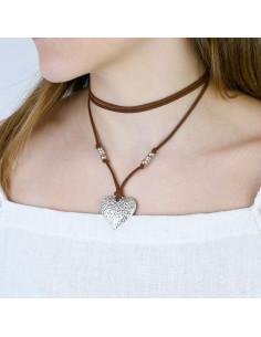 Collar Textured Love | Venta mayorista – Infinita