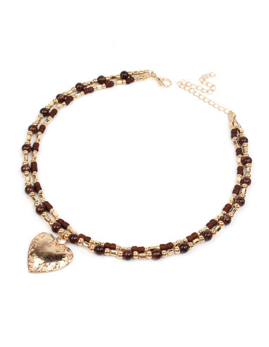 Collar Double Heart | Venta mayorista – Infinita