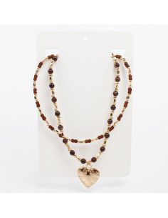 Collar Double Heart | Venta mayorista – Infinita