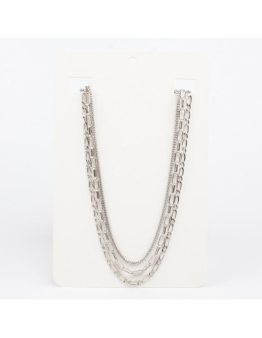 Collar Essential Silver Trio | Venta mayorista – Infinita