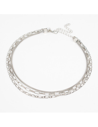 Collar Essential Silver Trio | Venta mayorista – Infinita