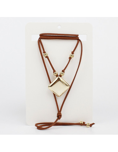 Collar Geometric Cube | Venta mayorista – Infinita