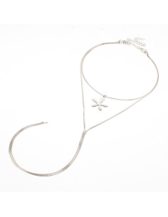 Collar Corbatero de Cadenas New Organic Flower