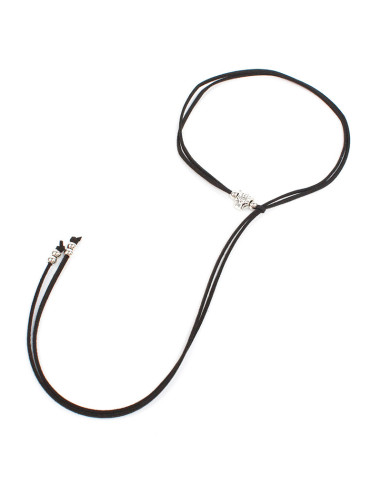 Collar Corbatero de Gamuza Tiger