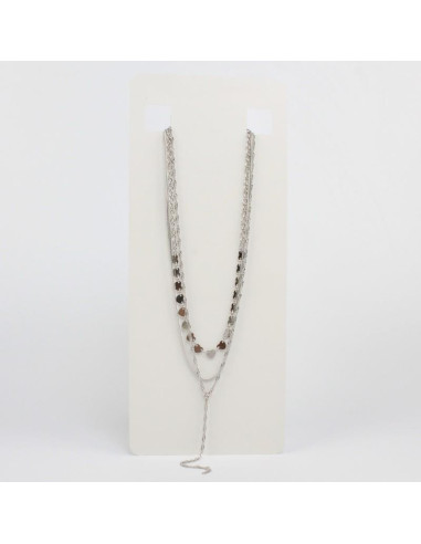 Collar Corbatero de Cadenas Fancy Hearts