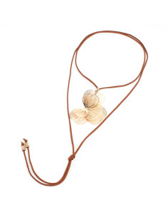 Collar de Gamuza Gold Half Soleil