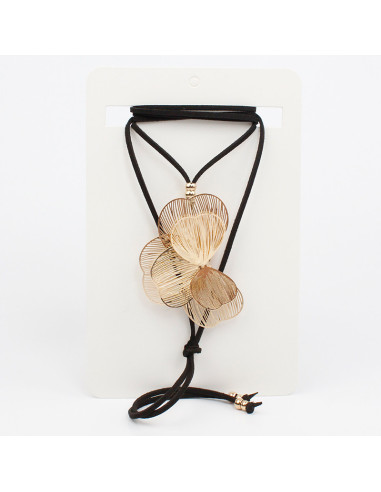 Collar de Gamuza Gold Half Soleil