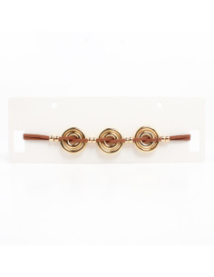Choker de Gamuzas Golden Circles