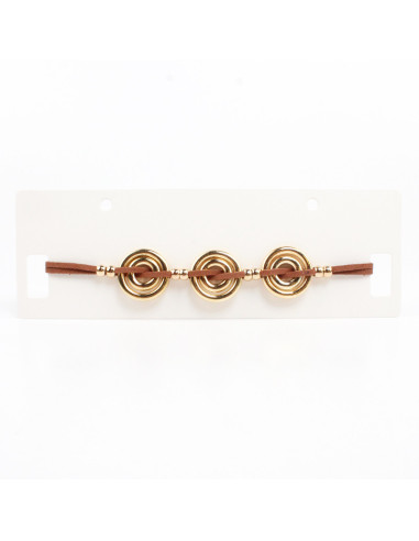 Choker de Gamuzas Golden Circles