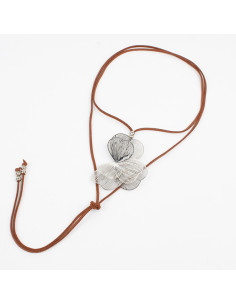 Collar de Gamuza Half Silver Soleil