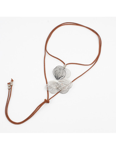 Collar de Gamuza Half Silver Soleil