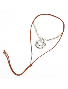 Collar de Gamuza Silver Aura