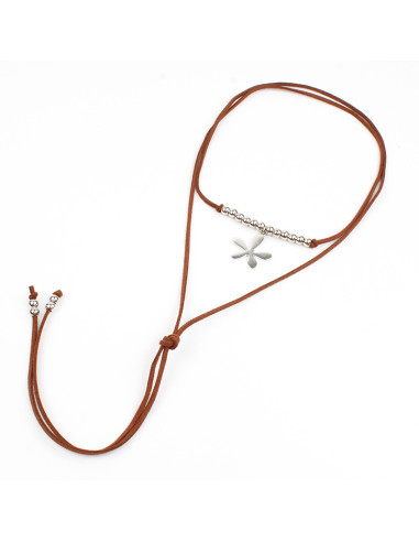 Collar de Gamuza Tiny Flower