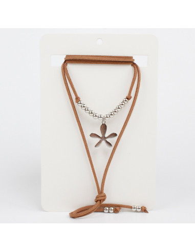 Collar de Gamuza Tiny Flower