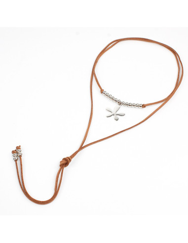 Collar de Gamuza Tiny Flower