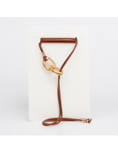 Collar de Gamuza Textured Links