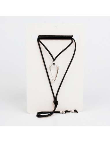 Collar de Gamuza Large Heart