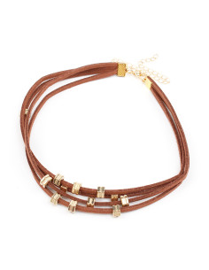 Choker de Gamuzas Gold Beas