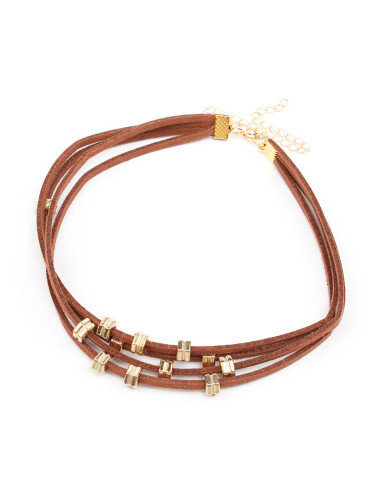 Choker de Gamuzas Gold Beas