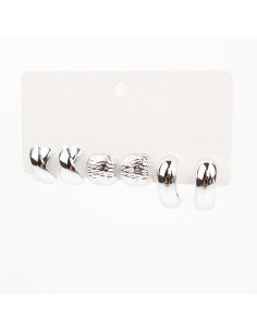 Set x3 Aros Chunky Crossed