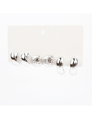 Set x3 Aros Chunky Crossed