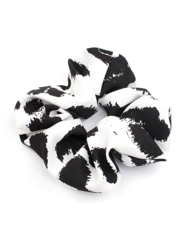 Scrunchie Black and White Print