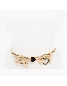 Pulsera Multicharms Dark Heart