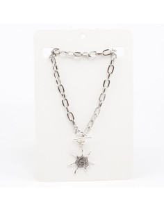 Collar de Cadena Silver Coral