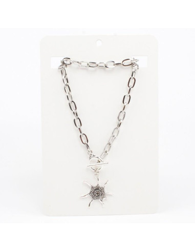 Collar de Cadena Silver Coral