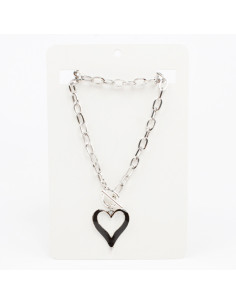 Collar de Cadena Colored Heart