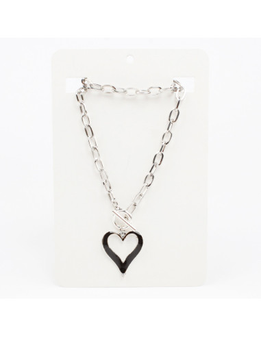 Collar de Cadena Colored Heart
