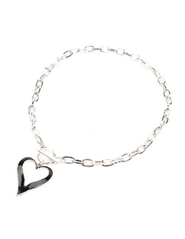Collar de Cadena Colored Heart