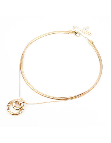 Collar de Cadenas New Gold Texture