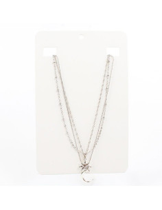 Collar de Cadenas Sunmoon Silver