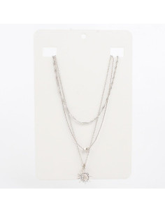 Collar de Cadenas Boho Sun Moon