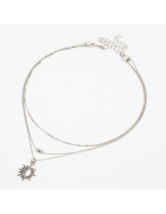 Collar de Cadenas Boho Sun Moon