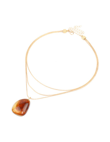 Collar de Cadenas Caramel Piece