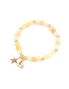Pulsera Elástica Heart Sart Gold