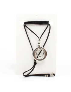 Collar de Gamuza Duo Circle