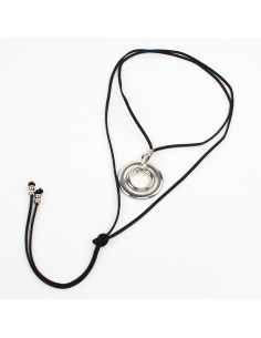 Collar de Gamuza Duo Circle