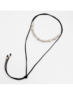 Collar de Gamuza Silver Rings