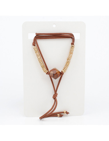 Collar de Gamuza Color Romb