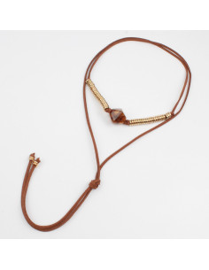 Collar de Gamuza Color Romb