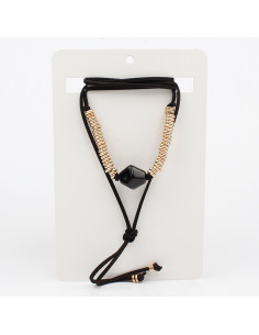 Collar de Gamuza Color Romb