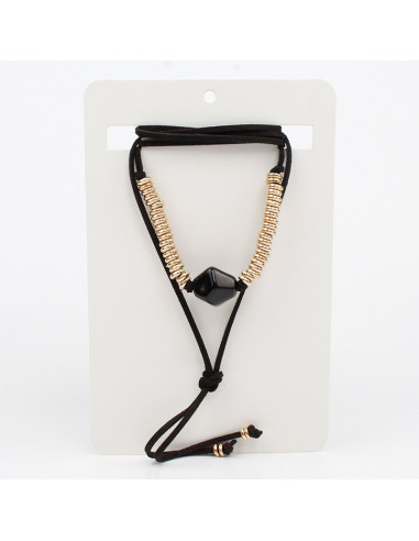 Collar de Gamuza Color Romb