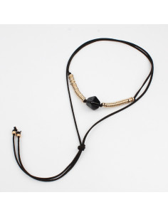 Collar de Gamuza Color Romb