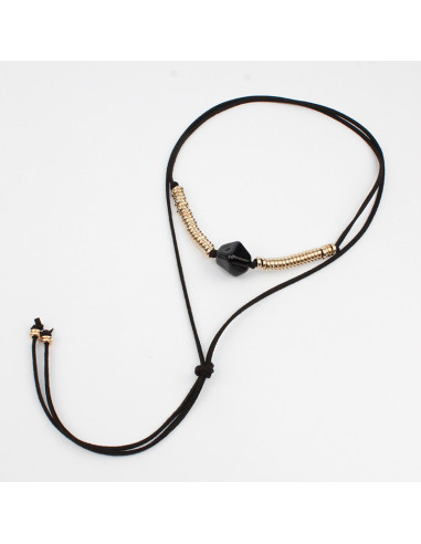 Collar de Gamuza Color Romb