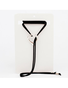 Collar de Gamuza Crossed Heart