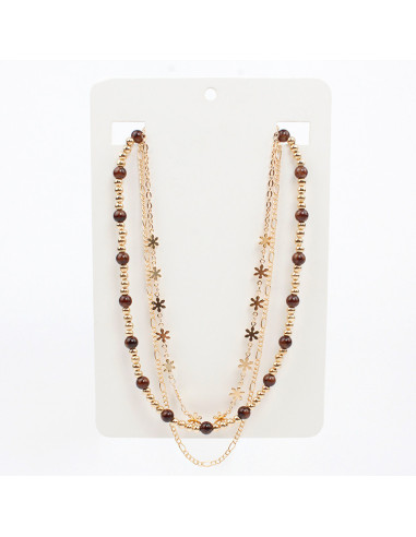 Collar Combinado Shattered Flowers